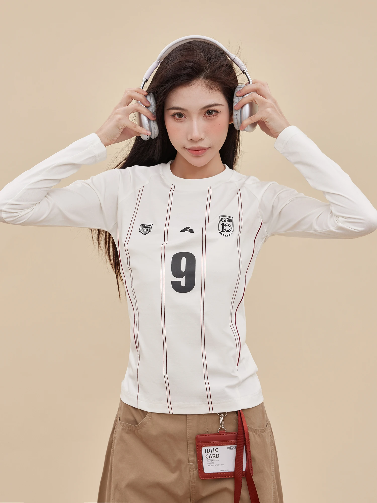 Slim Fit Women's T-irt round Ne Long Sve Digital Print Casual Cotton Spor Sle Autumn New Arrival E.D.X
Slim Fit Women's T-irt round Ne Long Sve Digital Print Casual Cotton Spor Sle Autumn New Arrival E.D.X