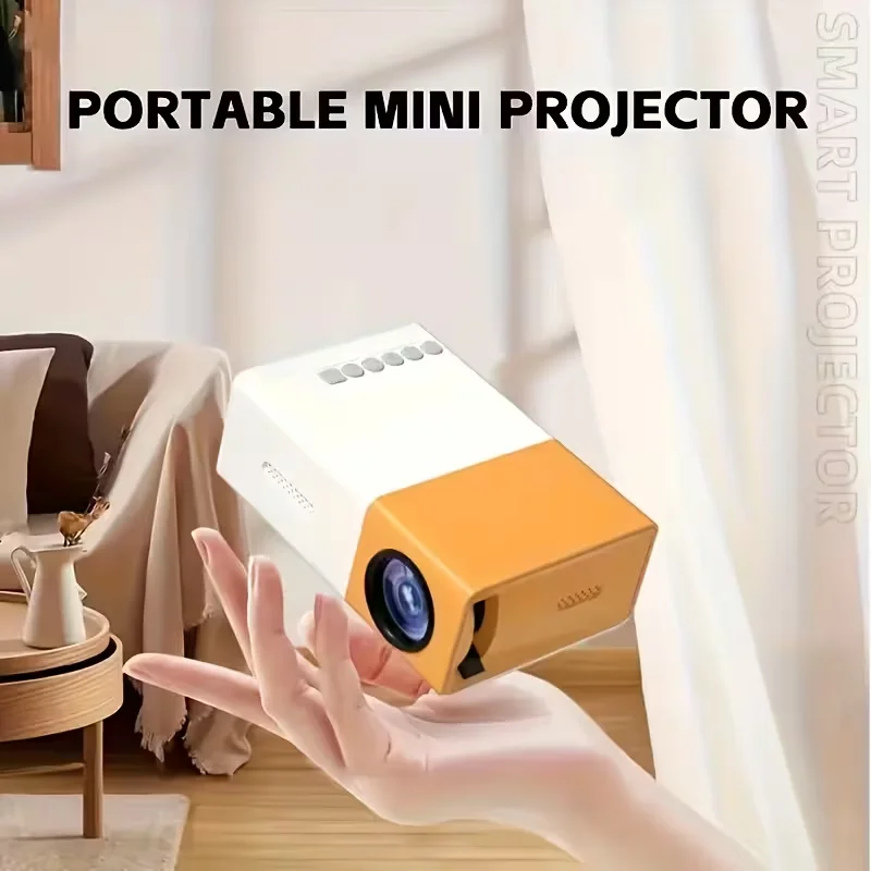 YG300 HD 320x240p Mini LED Projector Support HDMI USB TF Home Audio Multimedia Player Portable Smart Projector for Travel
YG300 HD 320x240p Mini LED Projector Support HDMI USB TF Home Audio Multimedia Player Portable Smart Projector for Travel