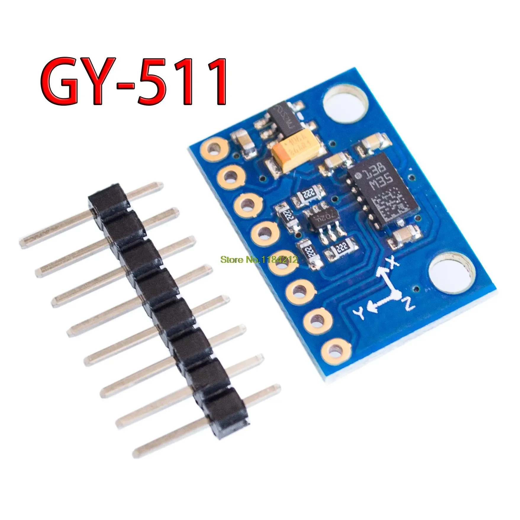 GY-511 LSM303DLHC Module e-Compass 3 Axis Accelerometer + 3 Axis Magnetometer Module Sensor
GY-511 LSM303DLHC Module e-Compass 3 Axis Accelerometer + 3 Axis Magnetometer Module Sensor