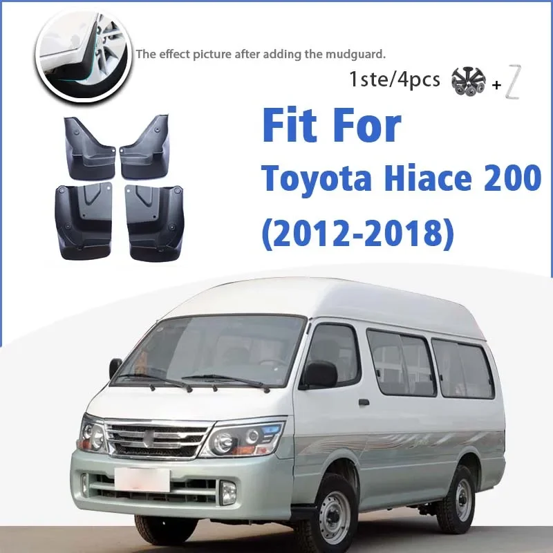2012 2013 2014 2015 2016 2017 2018 For Toyota Hiace H200 Mud Flap Guards Splash Mudguard Fender Mudflaps Car Accessories 4pcs
2012 2013 2014 2015 2016 2017 2018 For Toyota Hiace H200 Mud Flap Guards Splash Mudguard Fender Mudflaps Car Accessories 4pcs