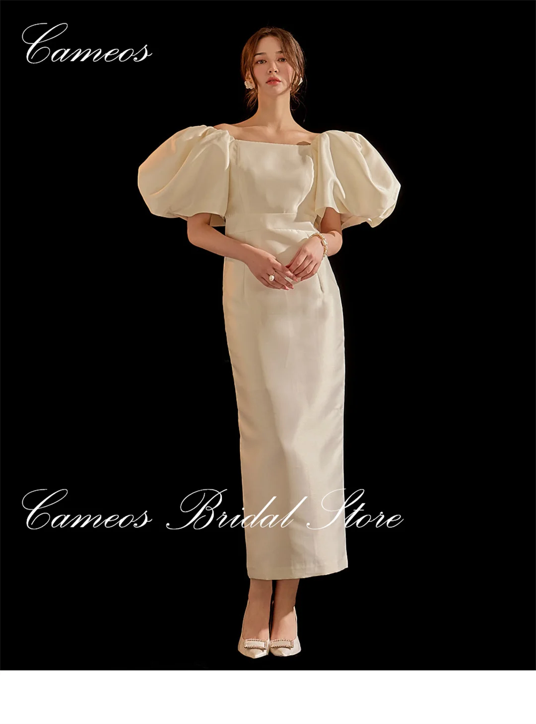 SONDR Korea Strapless Puff Sleeves Evening Dress Custom Made Formal Prom Dress Ankle Length 웨딩드레스 Occasion Party Evening Gown
SONDR Korea Strapless Puff Sleeves Evening Dress Custom Made Formal Prom Dress Ankle Length 웨딩드레스 Occasion Party Evening Gown