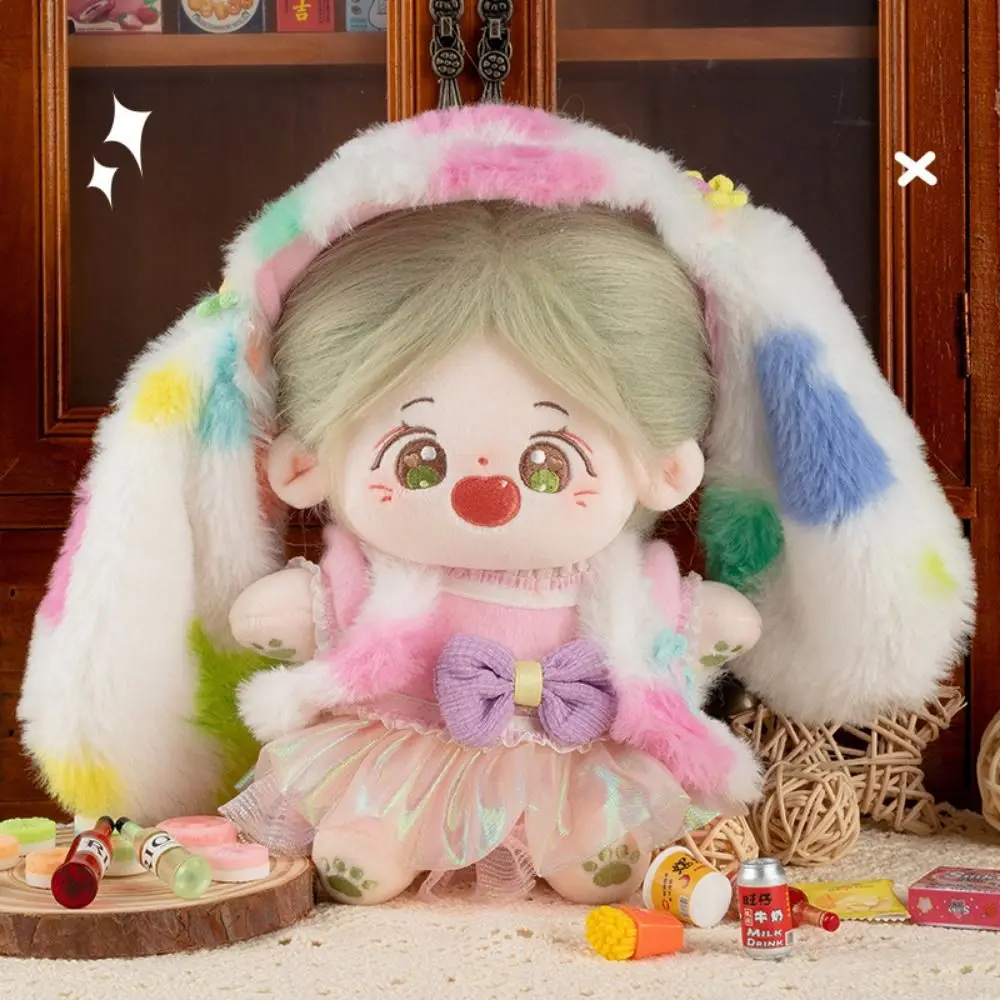 Хлопковая кукольная одежда с бантом 20 см, красочная юбка Kawaii Idol для кукол с мультяшным узором, милая хлопковая плюшевая юбка для кукол
Хлопковая кукольная одежда с бантом 20 см, красочная юбка Kawaii Idol для кукол с мультяшным узором, милая хлопковая плюшевая юбка для кукол