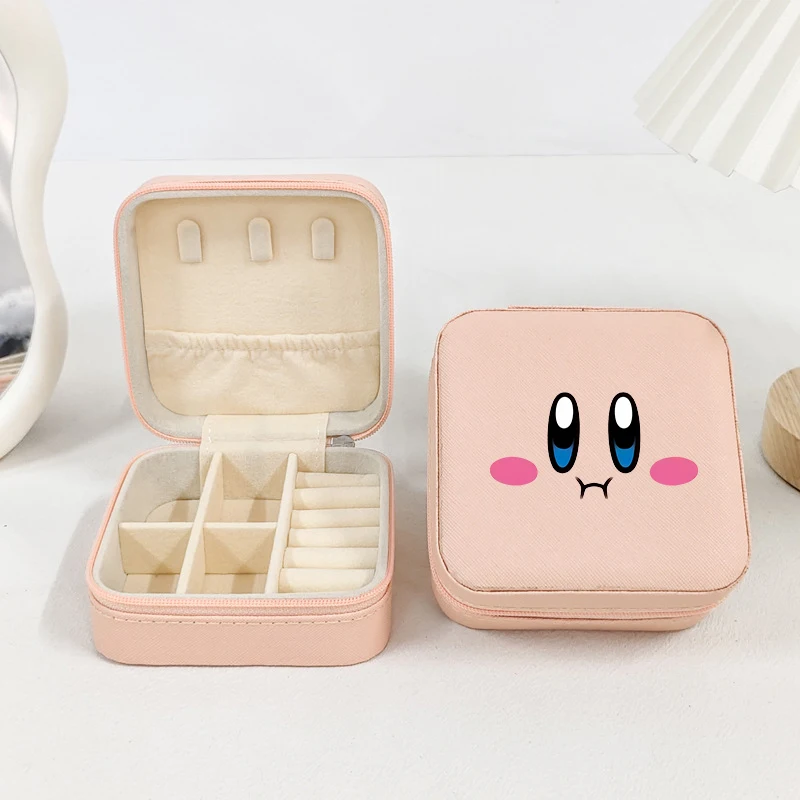 Kirbys Cartoon Mini Jewelry Storage Box Girl Kawaii Display Box Woman Earrings Holder Case Female Portable Cute Jewelry Box Gift
Kirbys Cartoon Mini Jewelry Storage Box Girl Kawaii Display Box Woman Earrings Holder Case Female Portable Cute Jewelry Box Gift