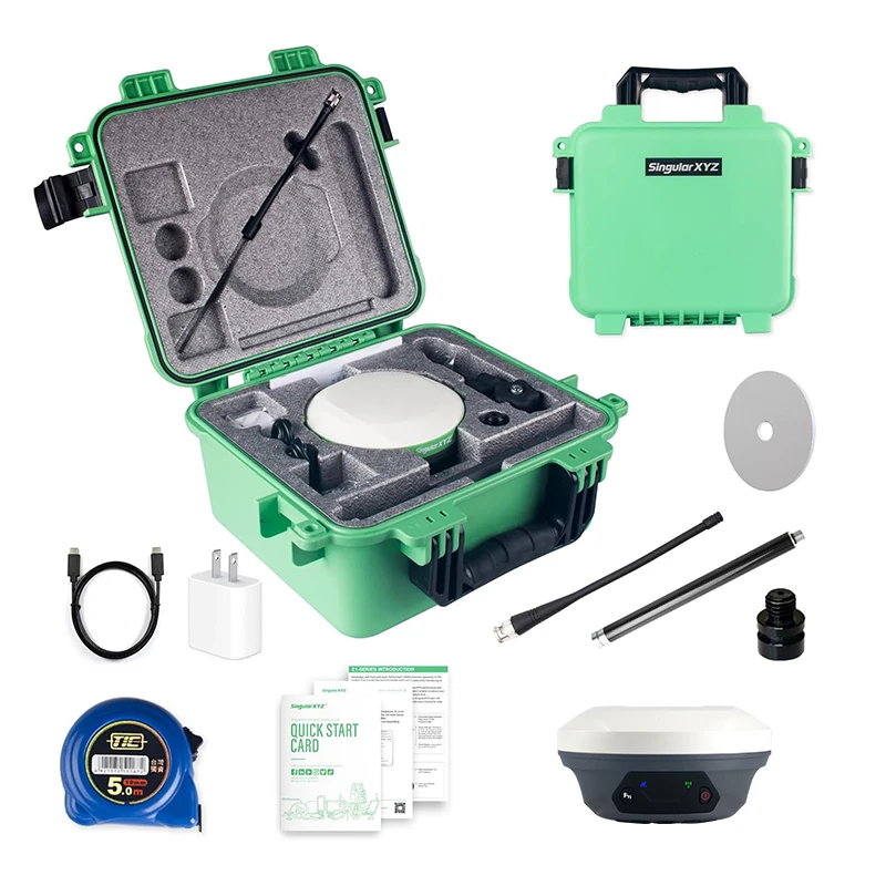 SingularXYZ E1 Base Station RTK GNSS Receiver with IMU Drone Land Survey Equipment 20H Working High Precision GPS Base Set
SingularXYZ E1 Base Station RTK GNSS Receiver with IMU Drone Land Survey Equipment 20H Working High Precision GPS Base Set