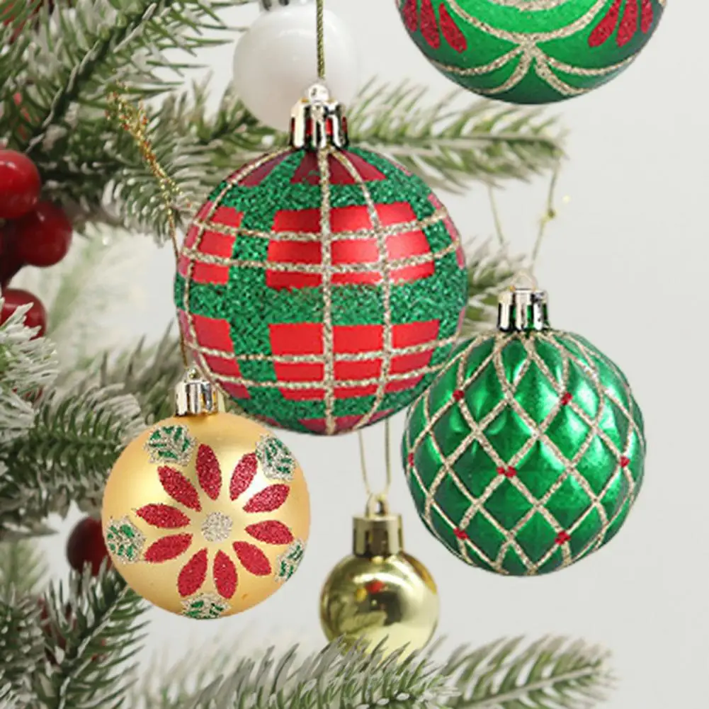 Gift-worthy Ornament Collection Glittering Christmas Ball Ornaments Set 16 Pcs Plastic Hanging Decorations for Xmas Tree Bell
Gift-worthy Ornament Collection Glittering Christmas Ball Ornaments Set 16 Pcs Plastic Hanging Decorations for Xmas Tree Bell