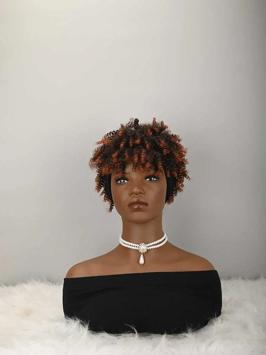 Headband Wig Curly Headband Wig With Bangs For Women Synthetic Afro Curly Hair Wig With Headband Attached Short Kinky
Headband Wig Curly Headband Wig With Bangs For Women Synthetic Afro Curly Hair Wig With Headband Attached Short Kinky