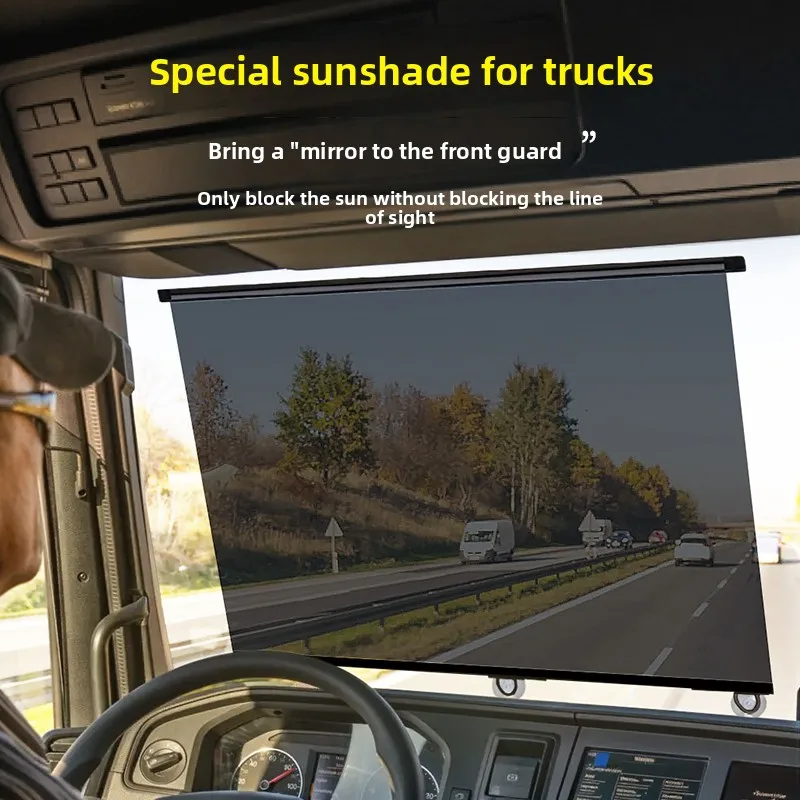 Retractable Sunade Curtain for Tru Driver's Cabin Heat Insulation Sun Protection Busin Sle Wihield Window Film
Retractable Sunade Curtain for Tru Driver's Cabin Heat Insulation Sun Protection Busin Sle Wihield Window Film