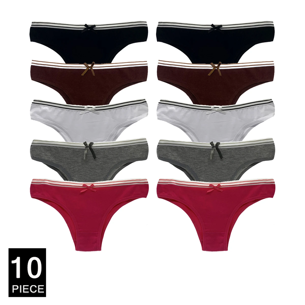 Panties for Woman Cotton Sexy Underwear Ladies Bikini Girls Briefs Soft Knickers Low Waist Intimates Lingerie 10Pcs/set
Panties for Woman Cotton Sexy Underwear Ladies Bikini Girls Briefs Soft Knickers Low Waist Intimates Lingerie 10Pcs/set