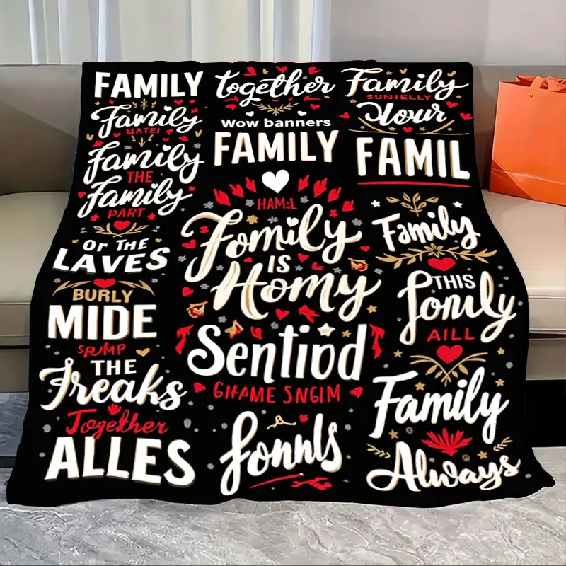 1pc Flannel Blanket "Family Together Always - Cozy Home Decor Blanket"
1pc Flannel Blanket "Family Together Always - Cozy Home Decor Blanket"