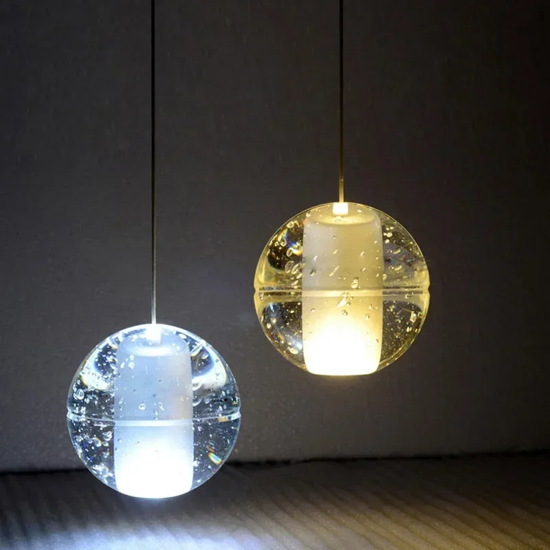 LED Staircase Crystal Ball Chandelier G4 Pendant Lamp for Living Room Kitchen Bedroom - Energy-Efficient Hanging Light Fixture
LED Staircase Crystal Ball Chandelier G4 Pendant Lamp for Living Room Kitchen Bedroom - Energy-Efficient Hanging Light Fixture