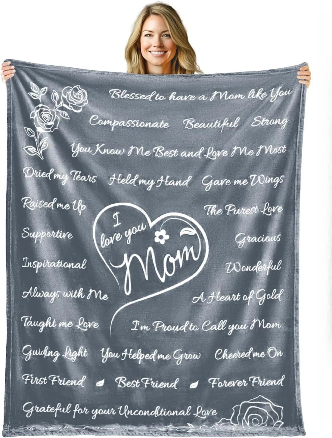 Perfect Gift for Mom Blanket for Mothers Day Valentines Day Birthday Fathers day for Mom Dad Doughter Wife Sister all season use
Perfect Gift for Mom Blanket for Mothers Day Valentines Day Birthday Fathers day for Mom Dad Doughter Wife Sister all season use