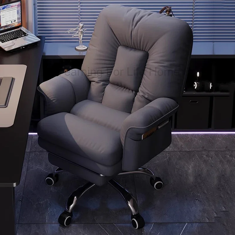 Mobile Makeup Office Chair Designer Lounge Luxury Living Room Leather Lazy Nordic Office Chair Floor Sillas Library Furniture
Mobile Makeup Office Chair Designer Lounge Luxury Living Room Leather Lazy Nordic Office Chair Floor Sillas Library Furniture