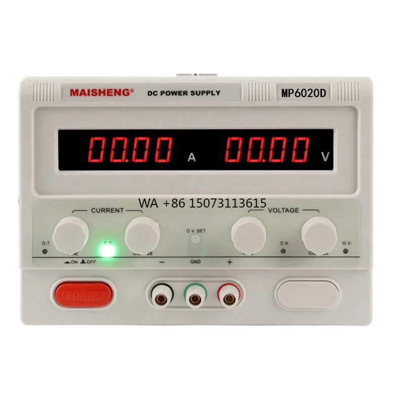 MP6020D 60V 20A DC Power Supply DC Regulated Power Supply for Laboratory, Scientific Research and Teaching
MP6020D 60V 20A DC Power Supply DC Regulated Power Supply for Laboratory, Scientific Research and Teaching