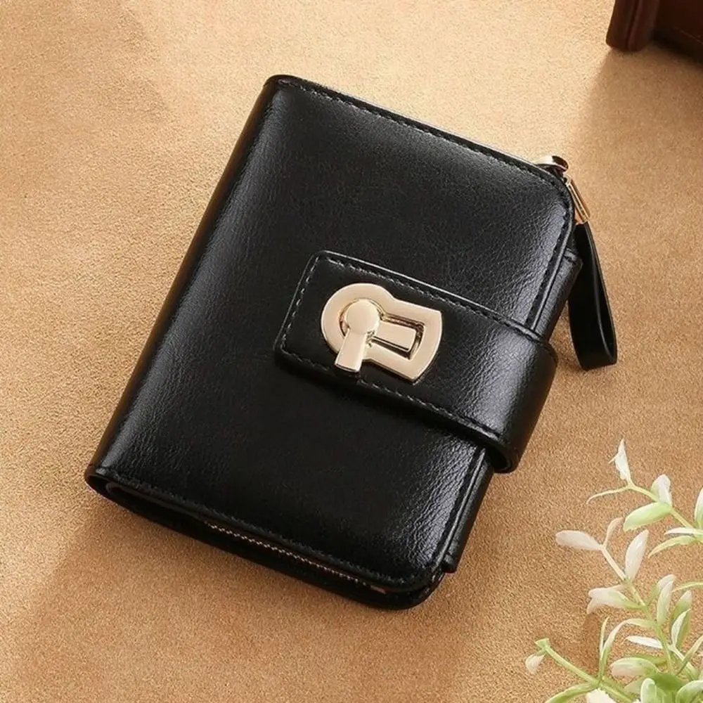 Retro Solid Color Short Wallet Multi-slots Large Capacity Coin Purse Anti-theft Pu Leather Credit Card Holder
Retro Solid Color Short Wallet Multi-slots Large Capacity Coin Purse Anti-theft Pu Leather Credit Card Holder