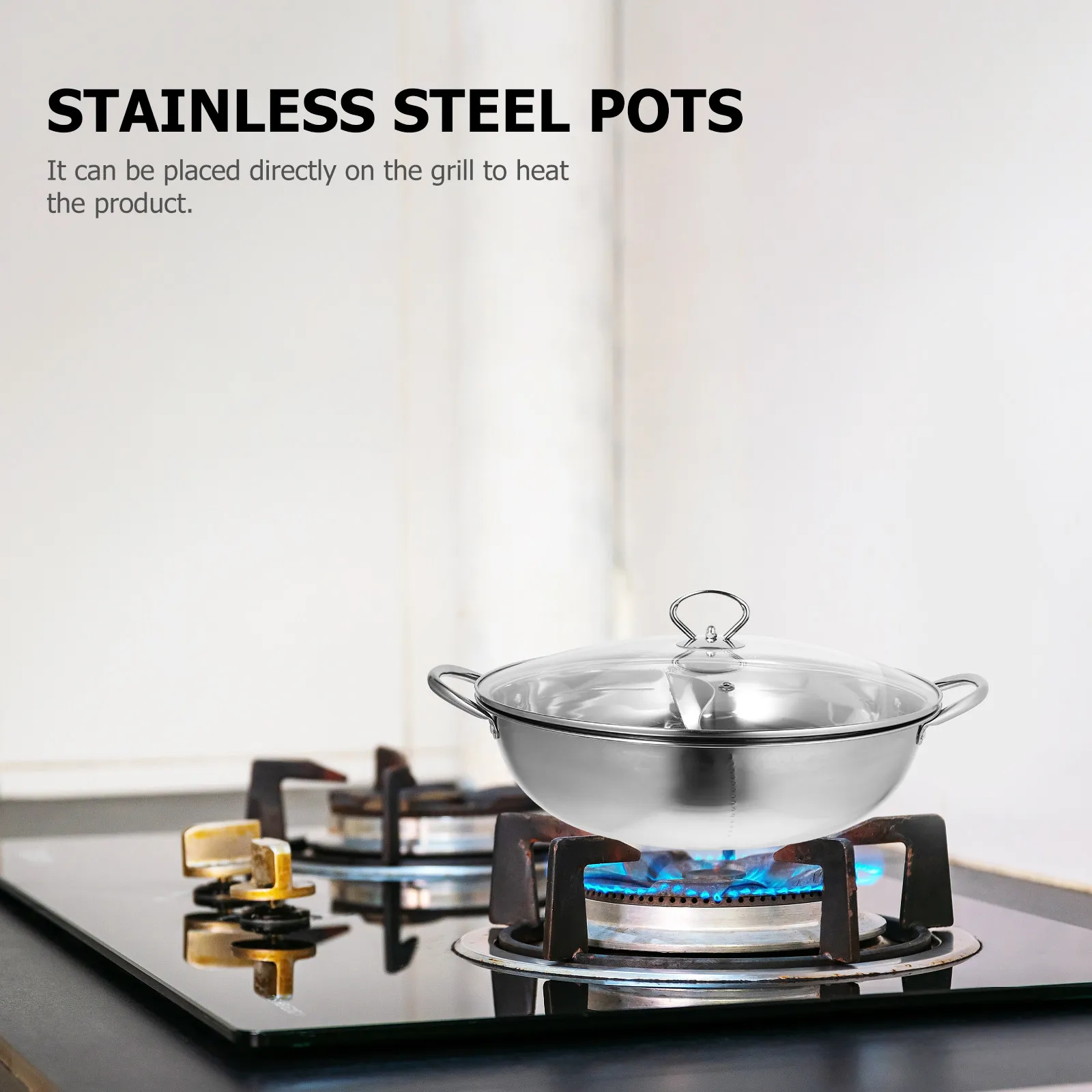 Кастрюля-хотпот из нержавеющей стали с двумя отделениями, совместимая с плитой, большая емкость, равномерный нагрев, легко чистится
Кастрюля-хотпот из нержавеющей стали с двумя отделениями, совместимая с плитой, большая емкость, равномерный нагрев, легко чистится