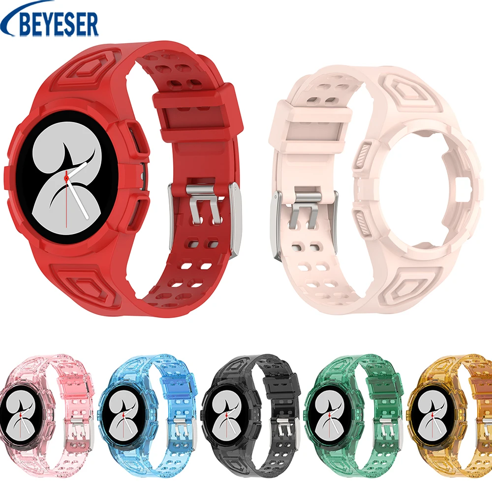 2in1 Silicone Strap Case For Samsung Watch4 40mm 44mm 46mm Sports Band Smart Watch Adjustable Replacement Bracelet Wristband
2in1 Silicone Strap Case For Samsung Watch4 40mm 44mm 46mm Sports Band Smart Watch Adjustable Replacement Bracelet Wristband
