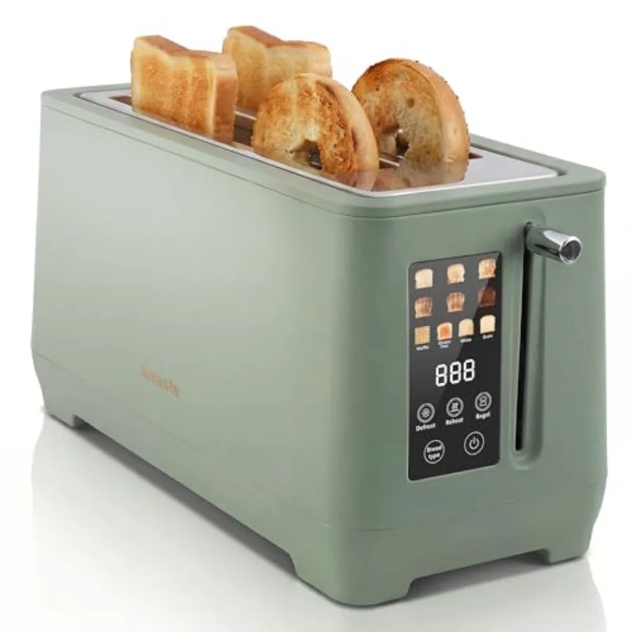 4 Slice Toaster Long Slot Touch Screen Retro Toaster with Digital Countdown Extra-Wide Slots for Bagels and Bread 6 Browning Le
4 Slice Toaster Long Slot Touch Screen Retro Toaster with Digital Countdown Extra-Wide Slots for Bagels and Bread 6 Browning Le