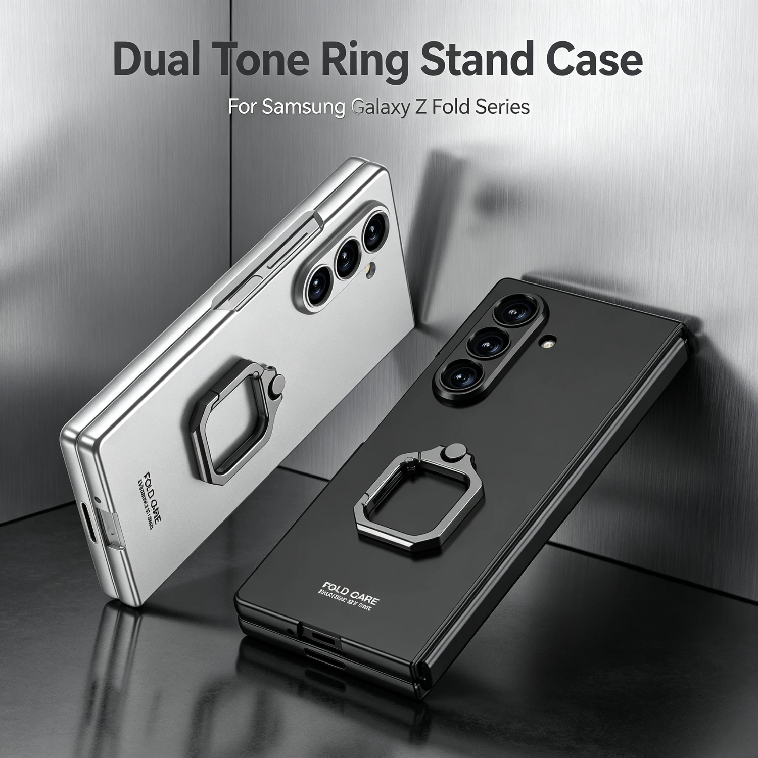 360 Rotating Metal Ring Bracket Skin Feel PC Case for Samsung Galaxy Z Fold 8 Ultra Raised Camera Cutouts & Screen Protect Cover
360 Rotating Metal Ring Bracket Skin Feel PC Case for Samsung Galaxy Z Fold 8 Ultra Raised Camera Cutouts & Screen Protect Cover