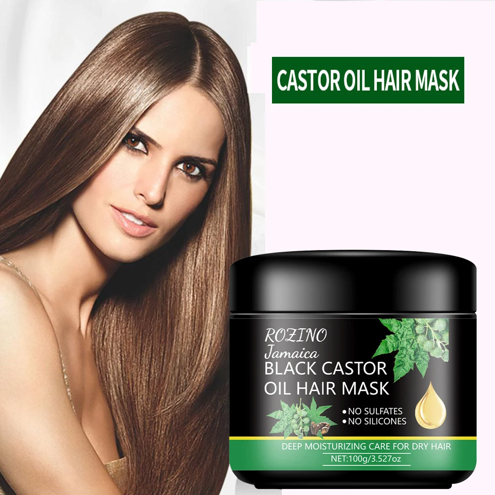 Jamaican Black Castor Hair Mask Deep Repairing Conditioner Repair Dry Damaged & Frizzy Hair,Black Castor Essence for Hair Growth 
Jamaican Black Castor Hair Mask Deep Repairing Conditioner Repair Dry Damaged & Frizzy Hair,Black Castor Essence for Hair Growth