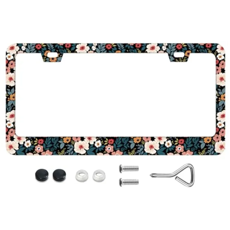 Cute License Plate Frames Folk Flowers License Plate Frame with Screws Blue Floral Metal Funny License Plate Cover Holder 6.3 X
Cute License Plate Frames Folk Flowers License Plate Frame with Screws Blue Floral Metal Funny License Plate Cover Holder 6.3 X