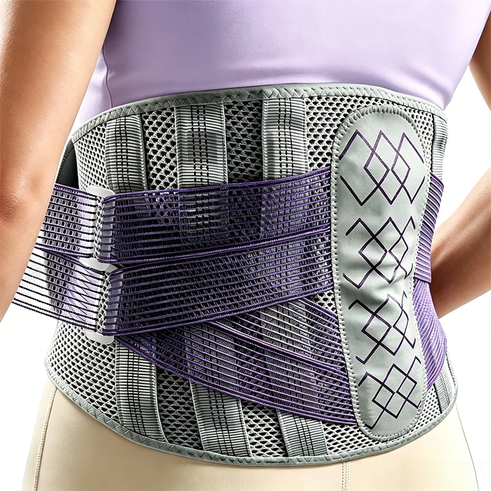 Adjustable Breathable Waist Back Brace for Lower Back Support, 9 Stays Ergonomic Lumbar Belt for Men Women Sports, Work, Home
Adjustable Breathable Waist Back Brace for Lower Back Support, 9 Stays Ergonomic Lumbar Belt for Men Women Sports, Work, Home