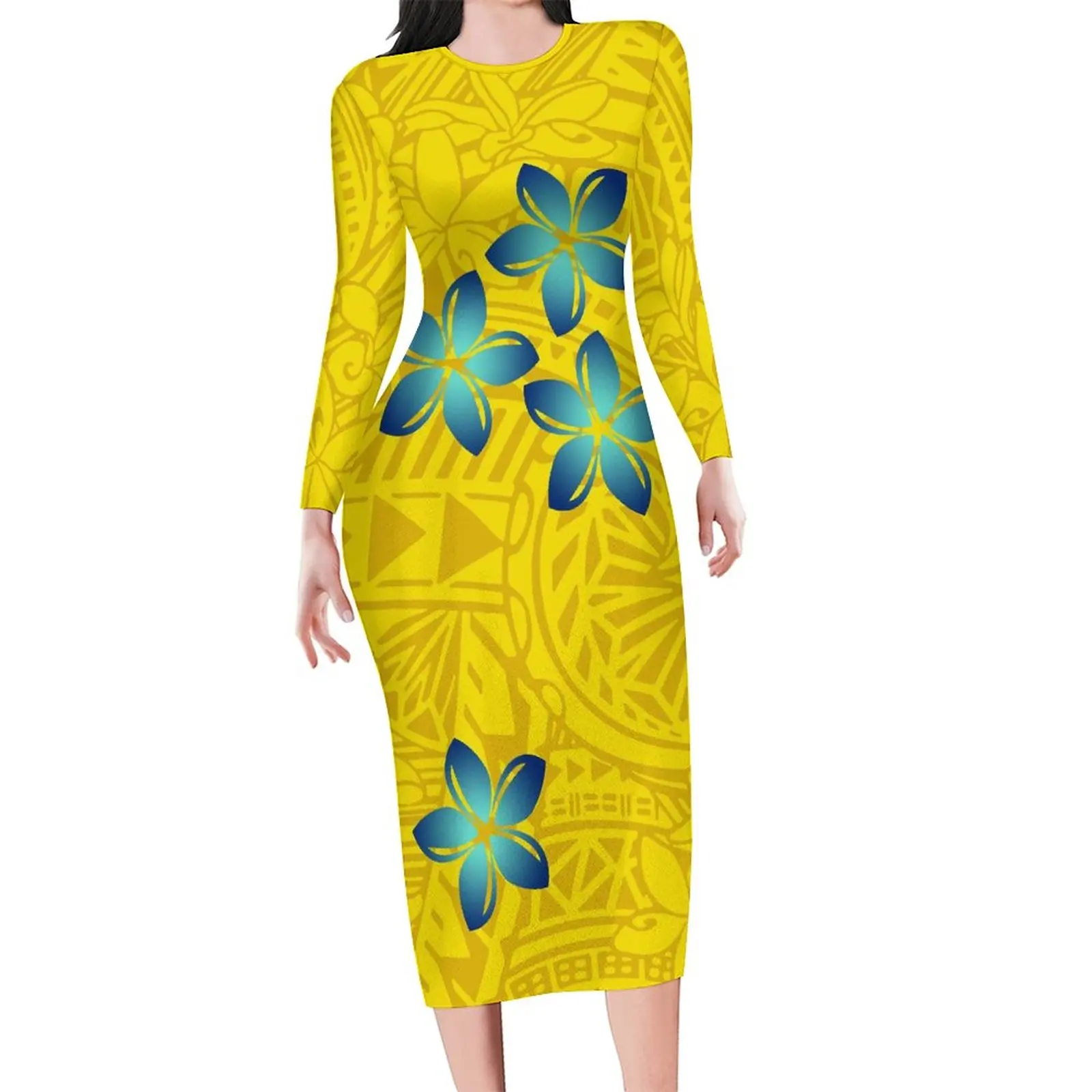 Fall Women'S Sheath Dress Polynesian Tribe Design Women'S Party Long Sleeve Dress Free Shipping
Fall Women'S Sheath Dress Polynesian Tribe Design Women'S Party Long Sleeve Dress Free Shipping