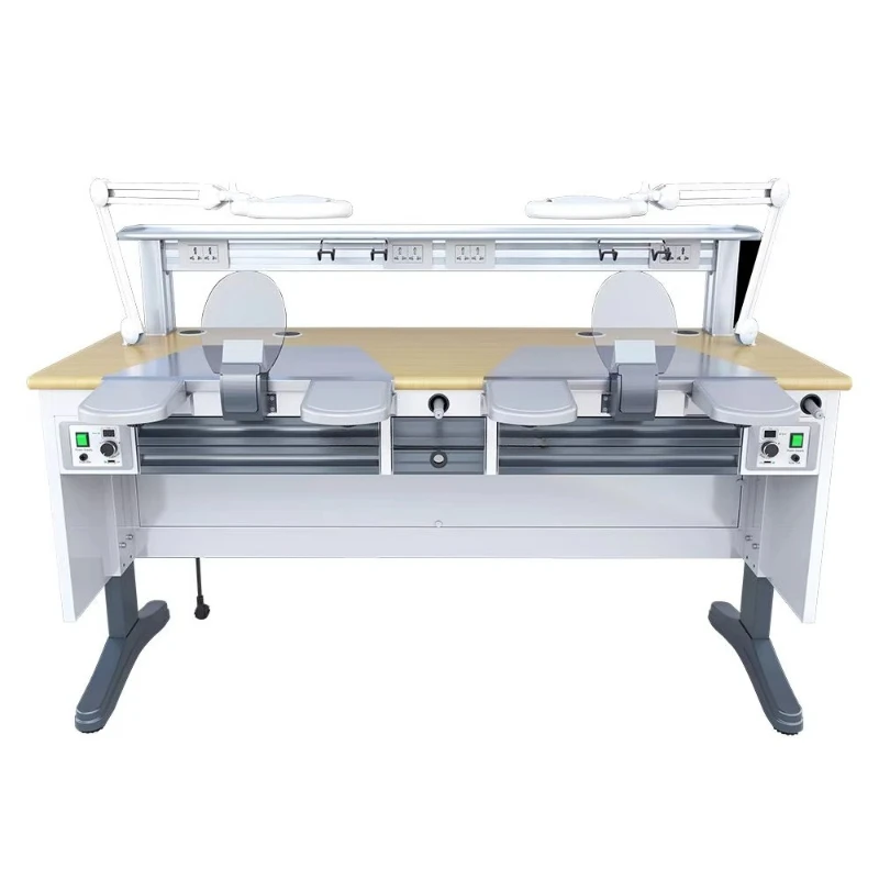1.6M Multifunctional Dental Equipment Double Technician Workstation Dental WorkBench
1.6M Multifunctional Dental Equipment Double Technician Workstation Dental WorkBench