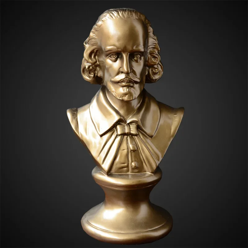 Shakespeare head statue ornaments music figures sculptures great celebrities piano decoration study table decorations
Shakespeare head statue ornaments music figures sculptures great celebrities piano decoration study table decorations
