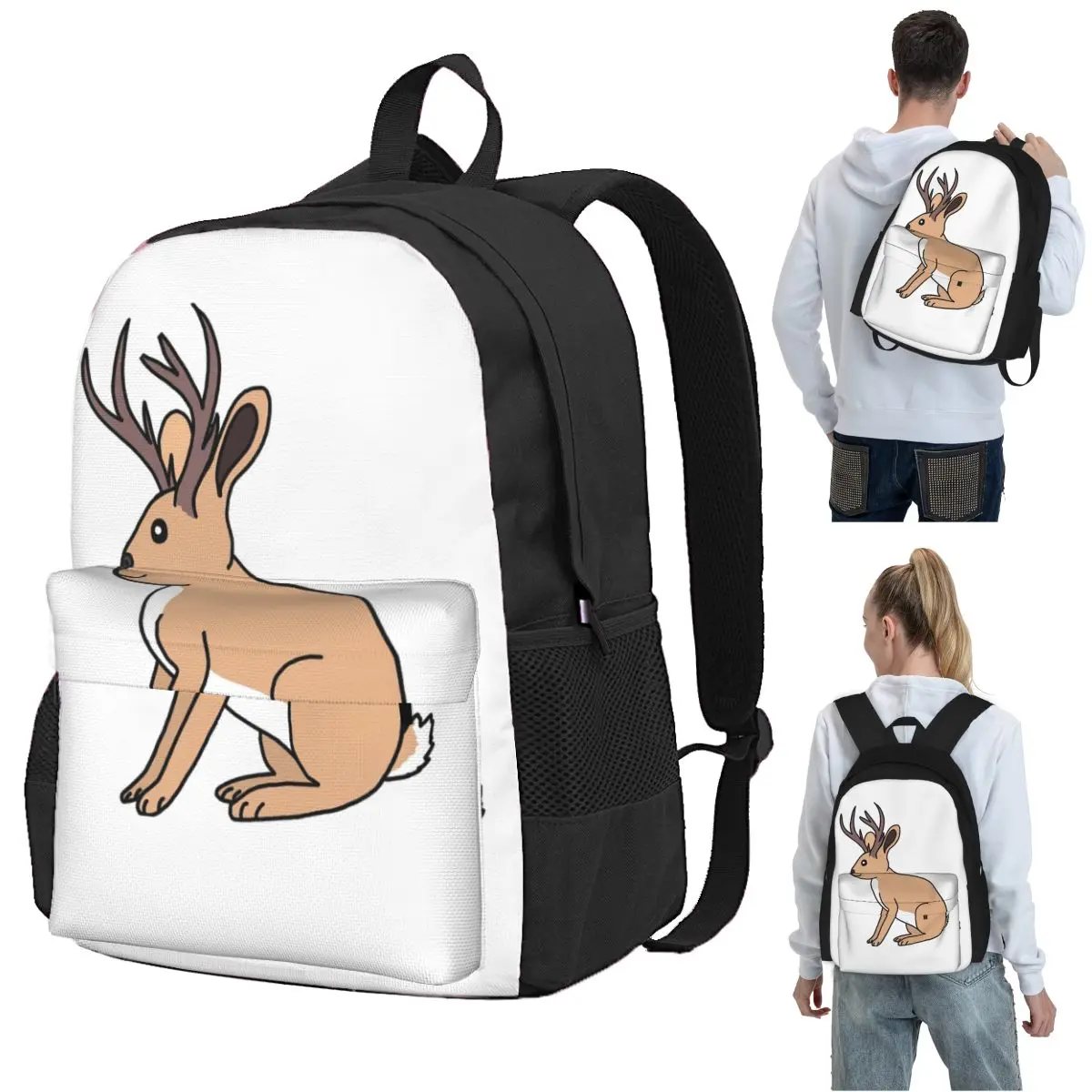 Jackolope Backpack Student BookBag Children School Bag Computer Shoulder Bags for Boys Girls
Jackolope Backpack Student BookBag Children School Bag Computer Shoulder Bags for Boys Girls
