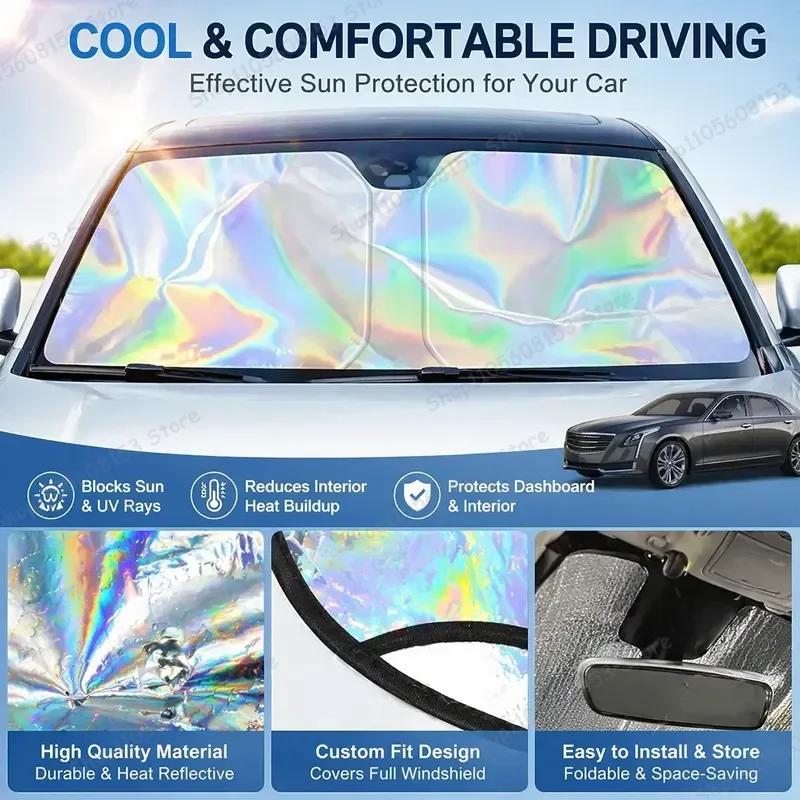 For Cadillac CT6 Foldable Windshield Sun Shade UV Protection Reflective Car Sunshade Interior Accessory Heat Blocking Cooling
For Cadillac CT6 Foldable Windshield Sun Shade UV Protection Reflective Car Sunshade Interior Accessory Heat Blocking Cooling