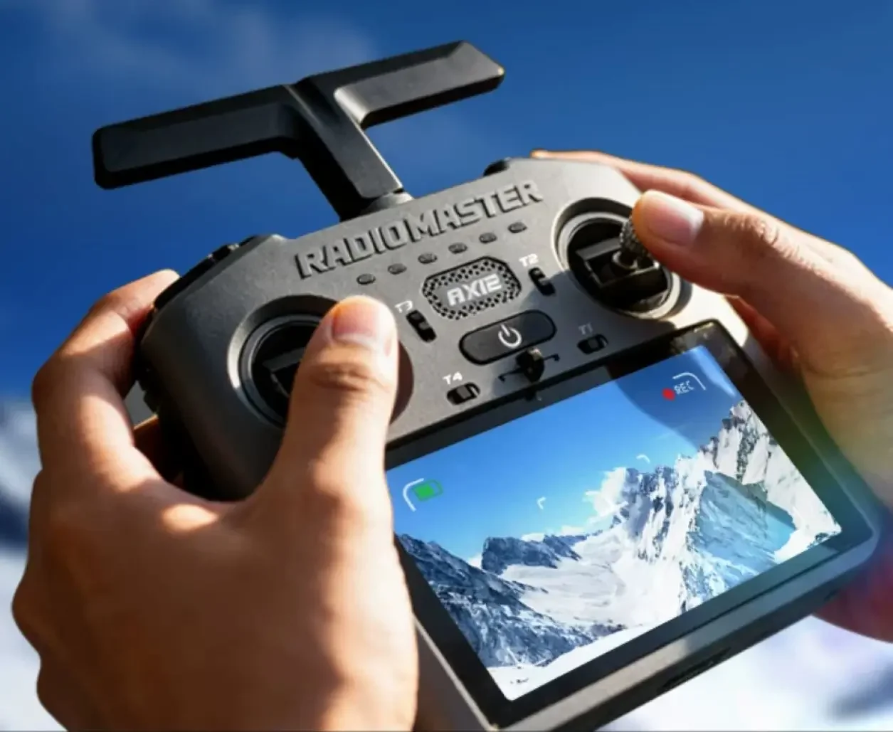 2.4G Version Radiomaster AX12 Android 16CH 5.5inch IPS Touchscreen Radio Controller ExpressLRS X5 Hall Joystick Built-in Expr
2.4G Version Radiomaster AX12 Android 16CH 5.5inch IPS Touchscreen Radio Controller ExpressLRS X5 Hall Joystick Built-in Expr