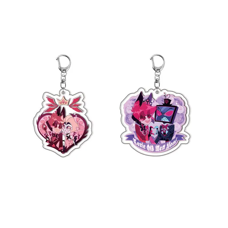 Hazbin Hotel Double-sided Printed Acrylic Key Charms Cute Anime Cartoon Character Merchandise Exquisite Fashion Bag Decorative
Hazbin Hotel Double-sided Printed Acrylic Key Charms Cute Anime Cartoon Character Merchandise Exquisite Fashion Bag Decorative