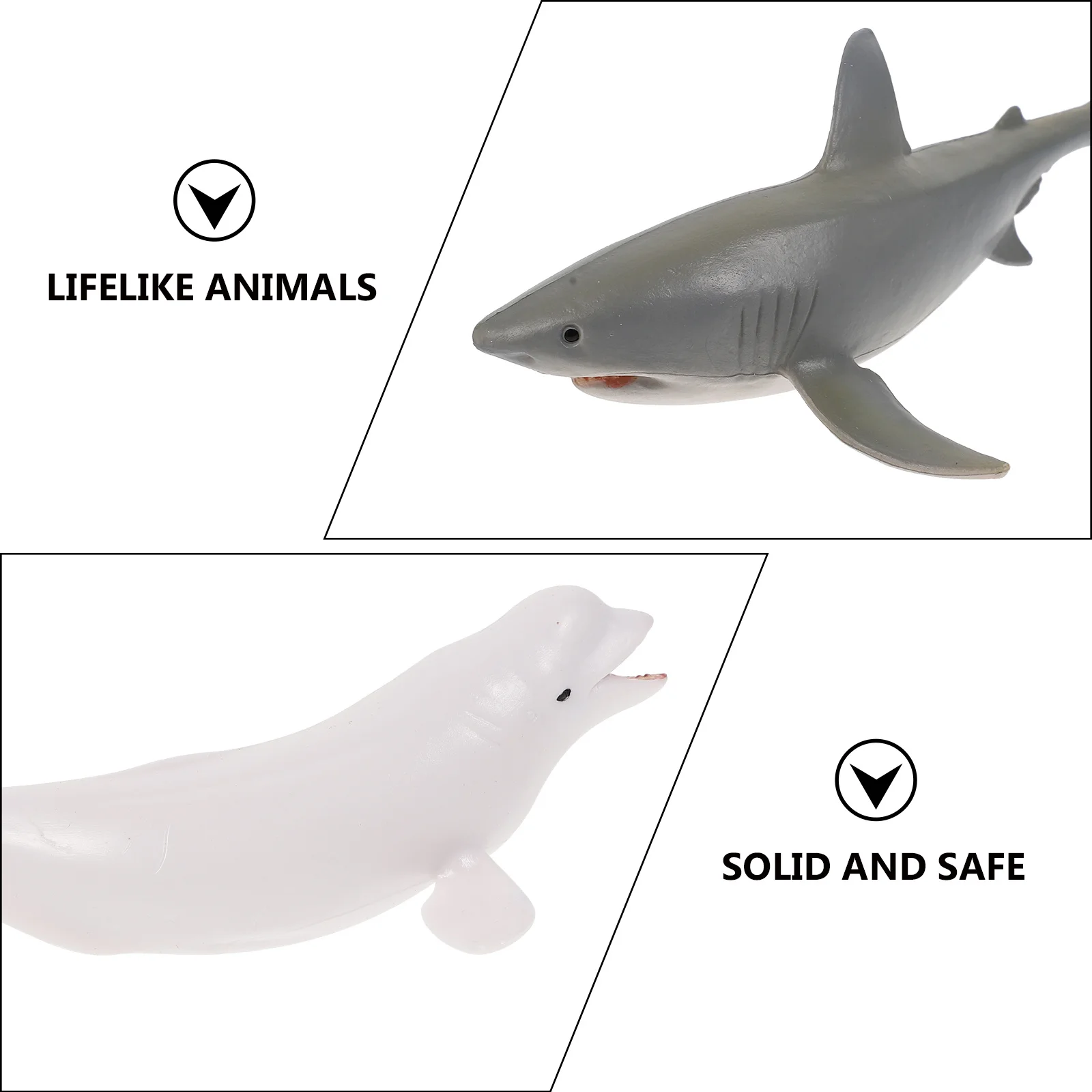 3pcs Ocean Animal Figures Lifelike Mini Sea Animals Set For Kids Small Shark Bpa-Free Resin Marine For Bath Play
3pcs Ocean Animal Figures Lifelike Mini Sea Animals Set For Kids Small Shark Bpa-Free Resin Marine For Bath Play