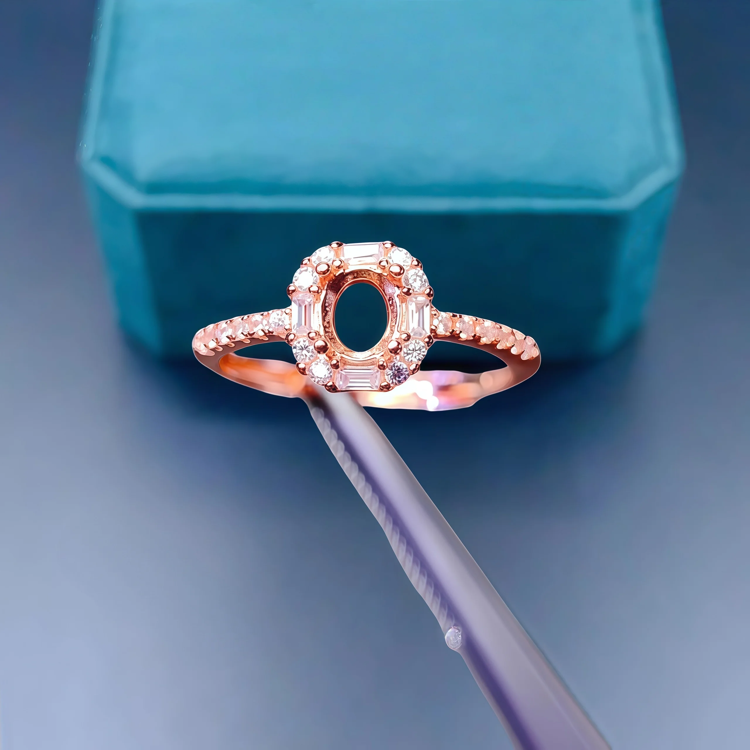 L S925 Sterling Silver DIY Empty Holder Ring Inlay 4*5mm Oval Stone Fine Luxury Zircon Design Weddings Jewelry for Woman
L S925 Sterling Silver DIY Empty Holder Ring Inlay 4*5mm Oval Stone Fine Luxury Zircon Design Weddings Jewelry for Woman