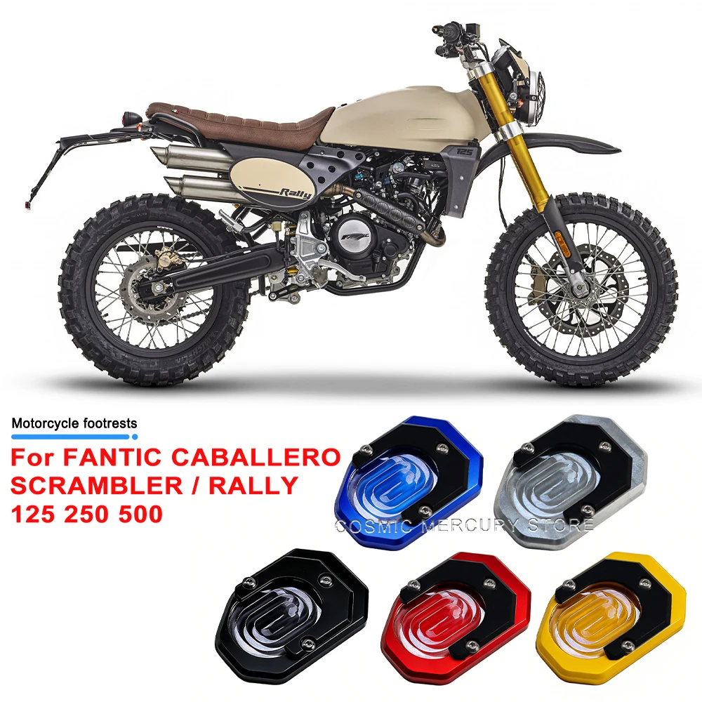 Motorcycle Parking Kickstand Extender Foot Side Stand Pad Support Plate For FANTIC CABALLERO SCRAMBLER / RALLY 125 250 500
Motorcycle Parking Kickstand Extender Foot Side Stand Pad Support Plate For FANTIC CABALLERO SCRAMBLER / RALLY 125 250 500