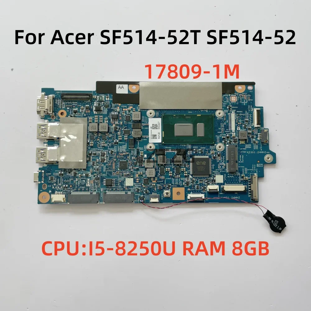 SF514-52T SF514-52 для Acer SF514-52T SF514-52, материнская плата для ноутбука, процессор I5-8250U, 8 ГБ NBGTM11002, 100% тест в порядке
SF514-52T SF514-52 для Acer SF514-52T SF514-52, материнская плата для ноутбука, процессор I5-8250U, 8 ГБ NBGTM11002, 100% тест в порядке