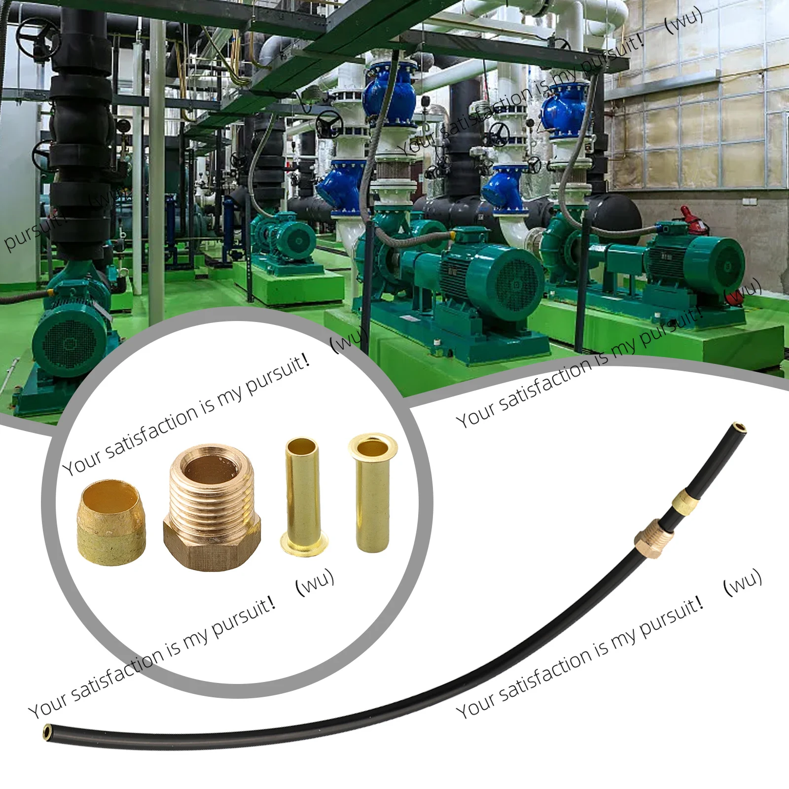 Copper fittings for air compressors, connecting pressure switches and check valves with high pressure nylon hose
Copper fittings for air compressors, connecting pressure switches and check valves with high pressure nylon hose