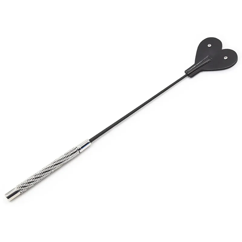 50CM PU Leather Whip Heart-Shaped Paddle,Riding Crop Equestrianism Horse Whip with Crystal Handle
50CM PU Leather Whip Heart-Shaped Paddle,Riding Crop Equestrianism Horse Whip with Crystal Handle