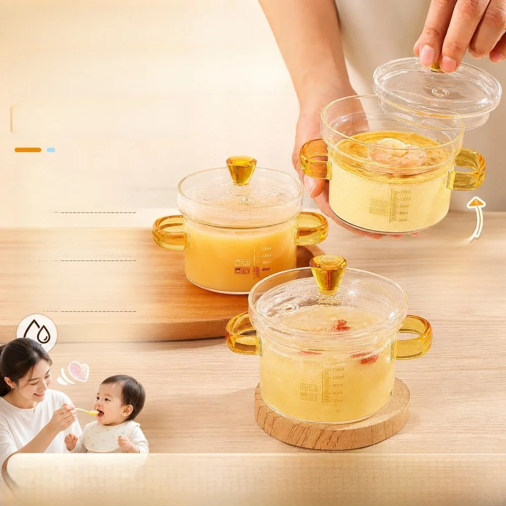 Food Grade Glass Bowl for Baby Cooking Steaming Egg Flower Cake with Lid Soup Bowl Heat Resistant Glass Utensils Minimalist S...
Food Grade Glass Bowl for Baby Cooking Steaming Egg Flower Cake with Lid Soup Bowl Heat Resistant Glass Utensils Minimalist S...