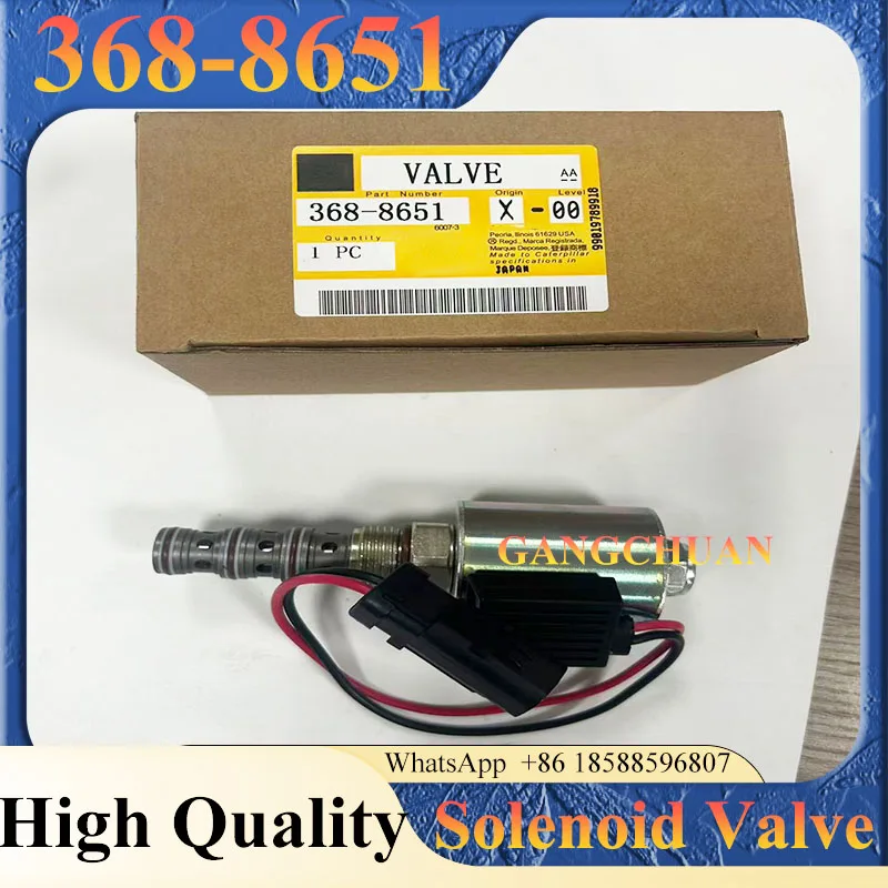 24V 3688651 Hydraulic Solenoid Valve 368-8651 for Excavator E311D 312D 320D 336D Wheel Loader M313D M316D M322D
24V 3688651 Hydraulic Solenoid Valve 368-8651 for Excavator E311D 312D 320D 336D Wheel Loader M313D M316D M322D