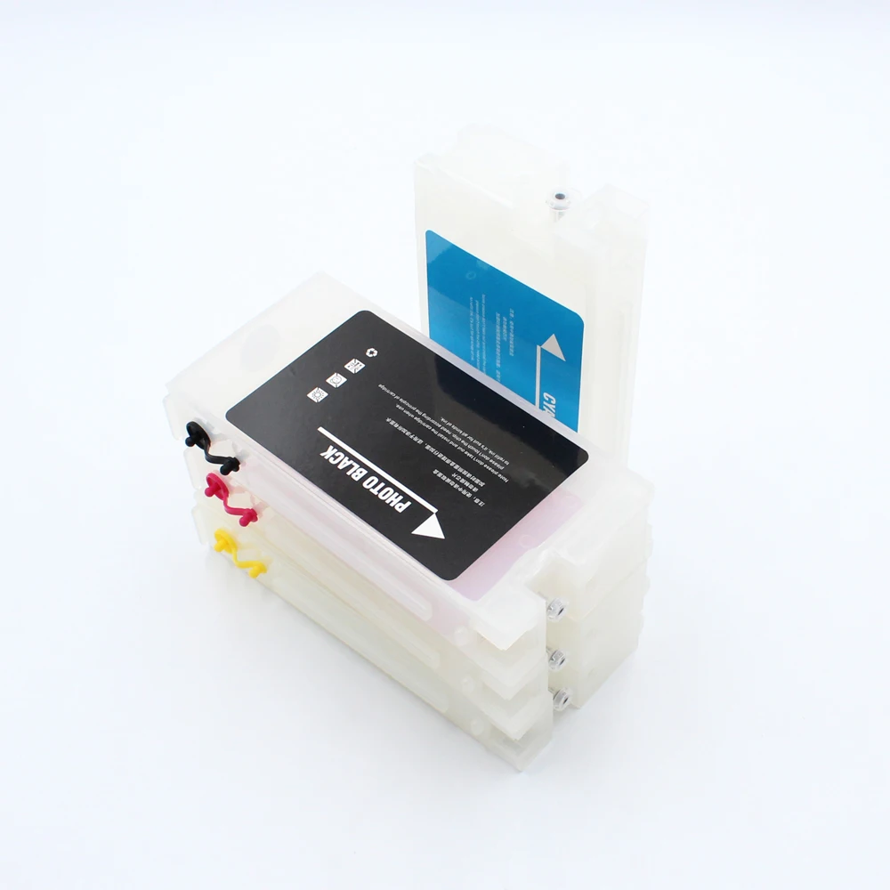 350ml 4 Colors T41W2 - T41W5 T41K Empty Refillable Ink Cartridge No Chip For Epson SC-T3400 T3400N T5400 T3480 T5480 T7480
350ml 4 Colors T41W2 - T41W5 T41K Empty Refillable Ink Cartridge No Chip For Epson SC-T3400 T3400N T5400 T3480 T5480 T7480