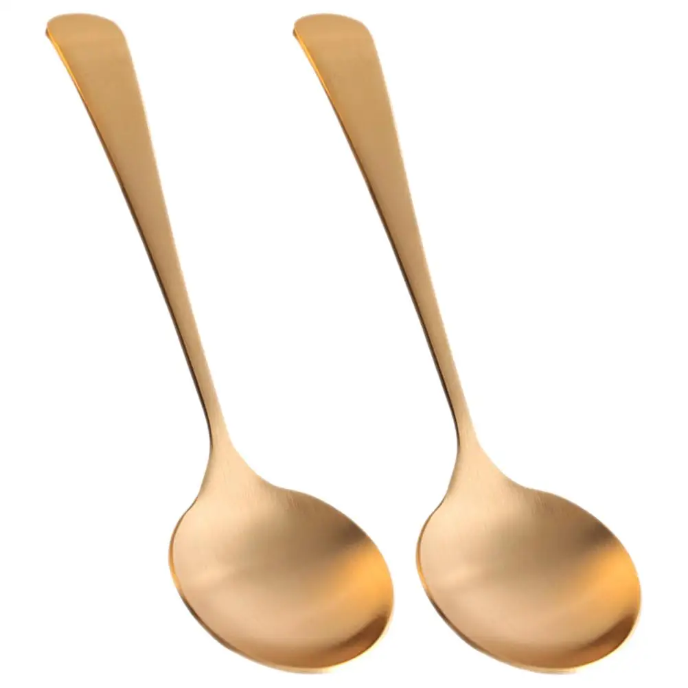 2 Pcs Metal Copper Spoon Baby Teaspoons Serving Utensils Function Sauce Accessories
2 Pcs Metal Copper Spoon Baby Teaspoons Serving Utensils Function Sauce Accessories