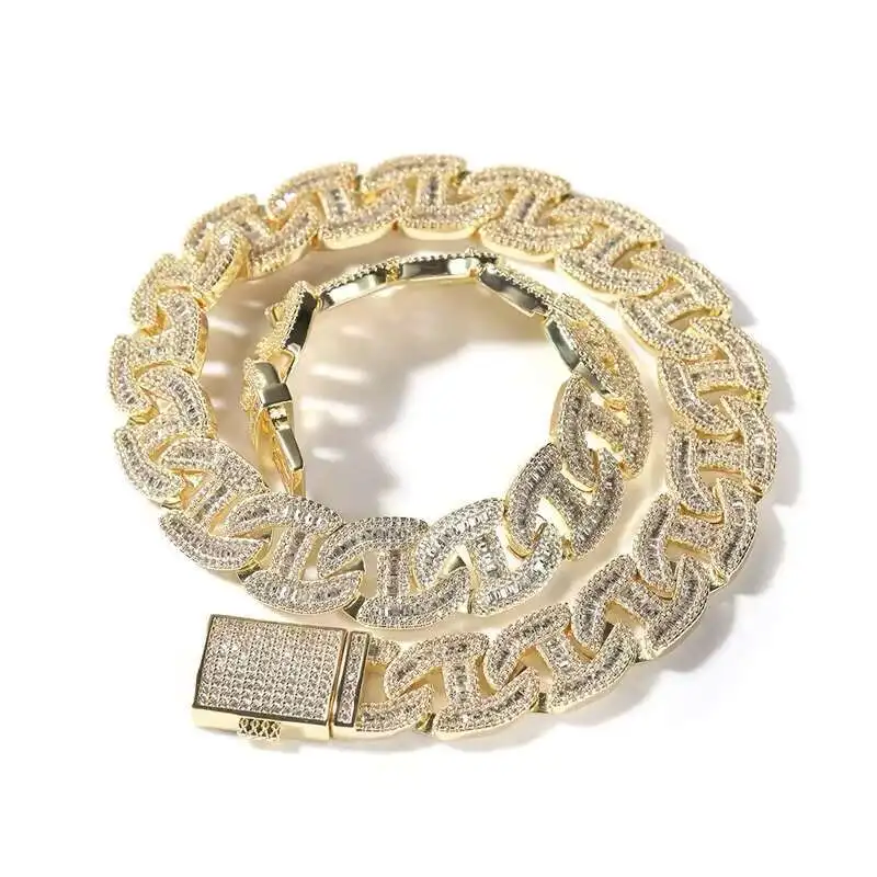 Popular New Design Jewelry D Color Moissanite Miami Cuban Link Chain in Silver 925 for Rapper Niche Cuban Necklace
Popular New Design Jewelry D Color Moissanite Miami Cuban Link Chain in Silver 925 for Rapper Niche Cuban Necklace
