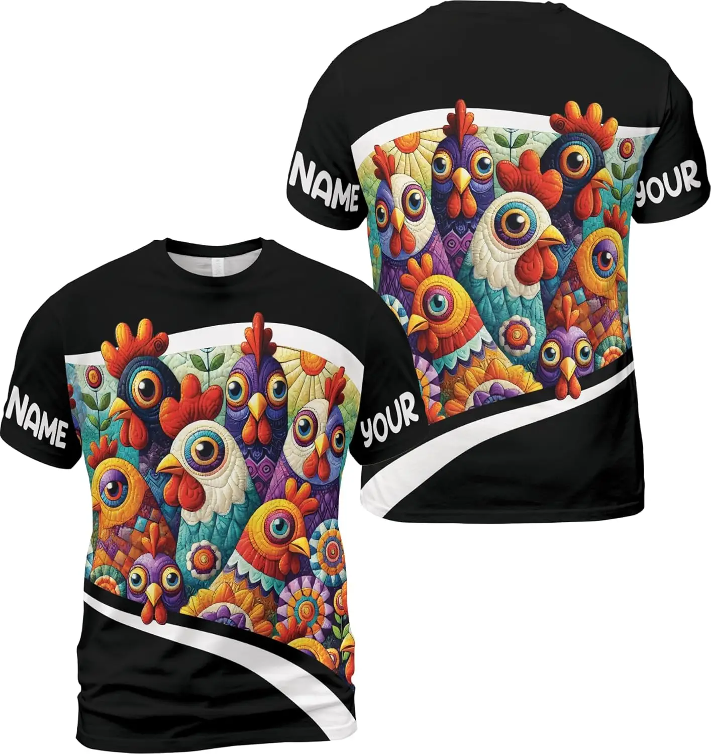 ThuhaTree Store Personalized Colorful Funny Chicken T-Shirt 3D S-5XL, Colorful Funny Chicken T-Shirt 3D
ThuhaTree Store Personalized Colorful Funny Chicken T-Shirt 3D S-5XL, Colorful Funny Chicken T-Shirt 3D
