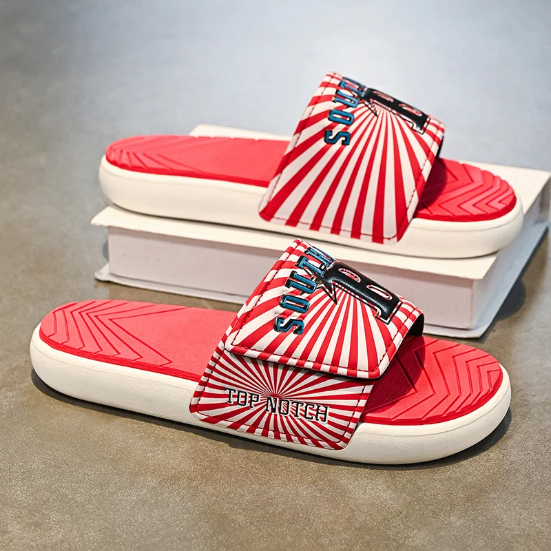 Slip-On Men's Slippers Summer Outdoor Wear-Resistant Waterproof Soft Bottom Magic Tape Sports Sandals Home Comfortable Flat S...
Slip-On Men's Slippers Summer Outdoor Wear-Resistant Waterproof Soft Bottom Magic Tape Sports Sandals Home Comfortable Flat S...