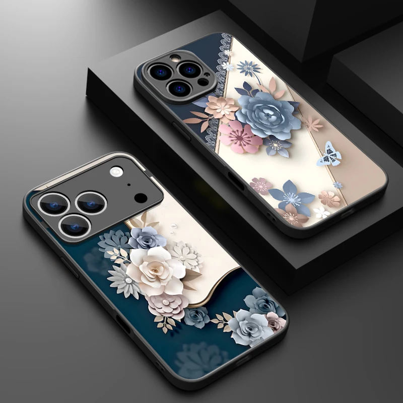 Translucent Matte Magnetic Case For iPhone 17 16 15 Pro 14 13 Pro Max 16e 17e For Magsafe Elegant 3D Floral Hard PC Back Cover
Translucent Matte Magnetic Case For iPhone 17 16 15 Pro 14 13 Pro Max 16e 17e For Magsafe Elegant 3D Floral Hard PC Back Cover