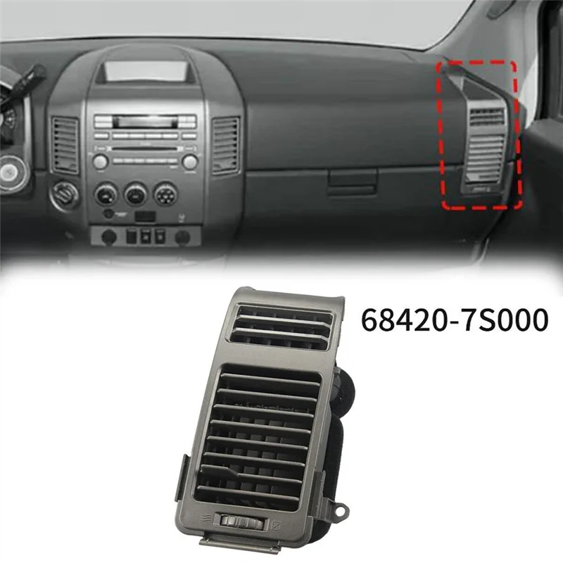 For Nissan Titan Armada 2004-2006 Gray Right Side A/C Dash Air Vent Cover Trim Replacement Accessories 68420-7S000
For Nissan Titan Armada 2004-2006 Gray Right Side A/C Dash Air Vent Cover Trim Replacement Accessories 68420-7S000