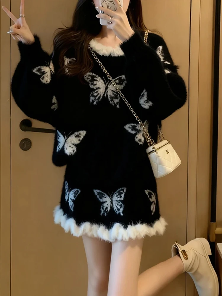 Winter Lazy Style Knitted Set Women's Design Print Frayed Patchwork Knitted Top Half Skirt Fashion Ensemble
Winter Lazy Style Knitted Set Women's Design Print Frayed Patchwork Knitted Top Half Skirt Fashion Ensemble