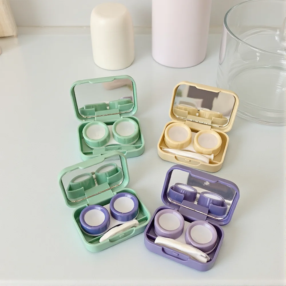 Double Box Exquisite Pattern Bear Pattern Box Home Storage Contact Lens Case Easy To Pick Up Cartoon Style Glasses Storage Box
Double Box Exquisite Pattern Bear Pattern Box Home Storage Contact Lens Case Easy To Pick Up Cartoon Style Glasses Storage Box