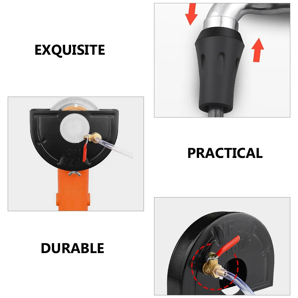 Angle Grinder Protective Cover Water Slotting Dust Shroud Adjustable Outlet Direction Control Volume Lightweight Portable Easy
Angle Grinder Protective Cover Water Slotting Dust Shroud Adjustable Outlet Direction Control Volume Lightweight Portable Easy